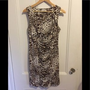 Calvin Klein Leopard Print Dress